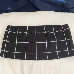 Square pattern tube top